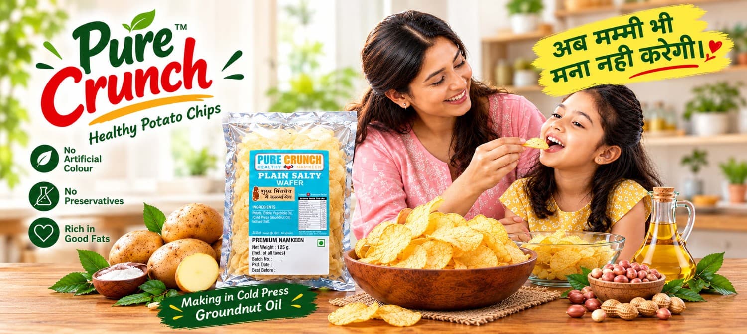 100% Pure Groundnut Oil Wafers