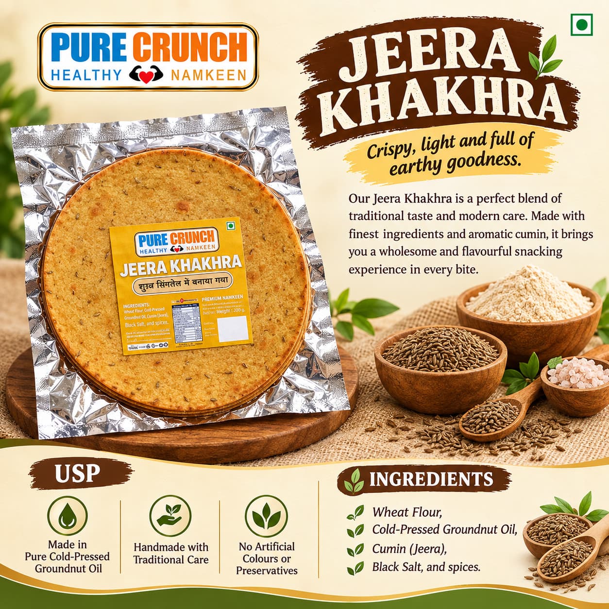 Jeera Khakhra